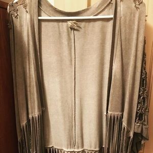 Long cardigan from buckle